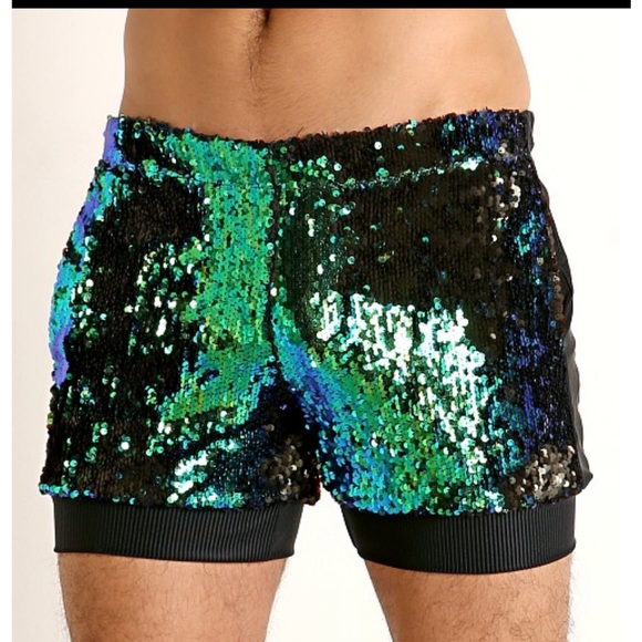 NWT LASC transformer sequinned sparkle trunks - Picture 2 of 7
